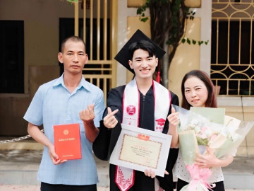 Từng tự ti, nam sinh thành Á khoa Nhân văn, câu nói dành cho bố mẹ gây xúc động