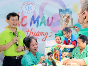 10 hoạ sĩ đặc biệt ở khoa Tuyến vú, nơi tô điểm yêu thương bằng những sắc màu 