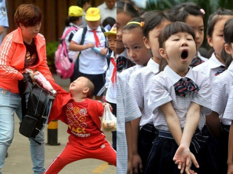 Cười chảy nước mắt với 7749 khoảnh khắc "hân hoan" ngày tựu trường của "khối măng non" sáng 5/9