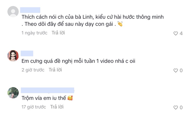 Đoạn video của cặp mẹ con nhận được nhiều lời khen từ mọi người.