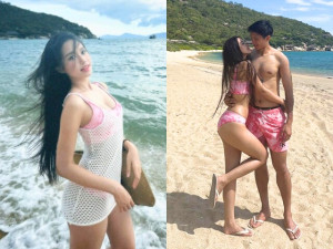 Hotgirl trường ĐH Luật Hà Nội đẻ con cho cầu thủ cao 1m85, sáng đi học tối chăm con trong lâu đài chục tỷ chồng xây tặng