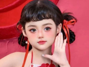 Yêu con - Bé gái Hà Nội xinh như búp bê liên tục lên tivi, nhìn sang mẹ và bà ngoại U70 ai cũng trầm trồ: Gen 3 đời quá mạnh