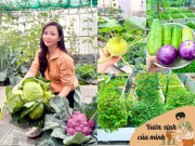 Nhà đẹp - Mẹ đảm Bắc Ninh ban ngày làm nữ bác sĩ xinh đẹp, tối lên sân thượng làm nông dân, trồng khu vườn 50 triệu đẹp ngất ngây