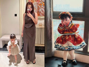 Yêu con - Con gái Đỗ Mỹ Linh diện đầm công chúa đi chơi, ái nữ thả dáng khiến mẹ dở khóc dở cười