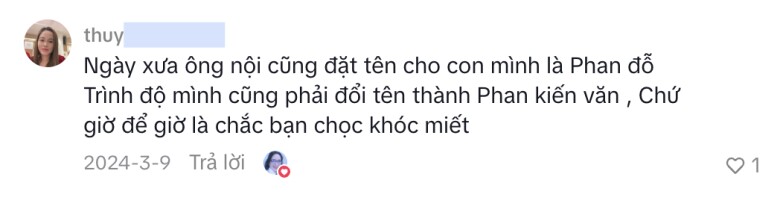 Chia sẻ của người mẹ về tên con gây chú ý.