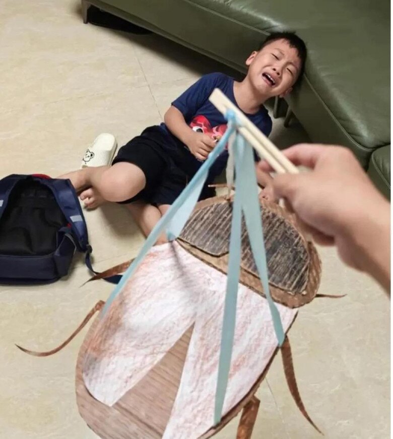 Trường tổ chức thi làm lồng đèn Trung thu, loạt “siêu phẩm” của phụ huynh và học sinh khiến dân mạng cười bò - 3