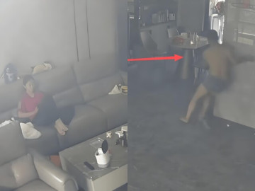 Yêu con - Nhà nghi ngút khói nhưng con gái vẫn ngồi sofa bấm điện thoại, phản ứng của người bố khiến tất cả đau lòng