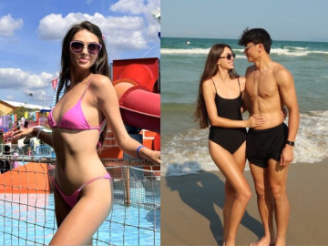 Búp bê Ukraine cao 1m73 bí mật làm đám cưới với nam cầu thủ Việt, sinh con trai nổi tiếng MXH