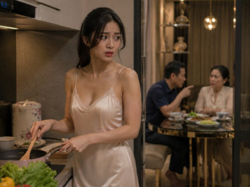 Bà bầu - Cuối tuần đi ra mắt, vừa bưng mâm cơm lên nghe bố mẹ bạn trai nói, gái quê bỏ chạy dù tiếc biệt thự thành phố