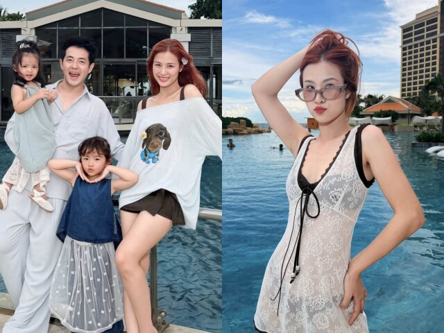 Mỹ nhân Hà thành sau sinh 2 con liền thăng hạng sắc vóc, gu mặc "đo ni đóng giày" khiến chồng doanh nhân mê mệt