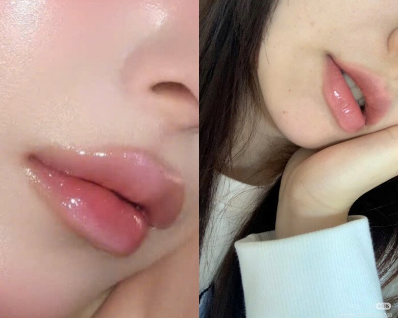 Để có đôi môi tán mờ đúng kiểu Hàn, bí quyết nằm ở việc làm mềm đường viền thay vì cố tạo khuôn môi sắc nét. Sau khi dưỡng ẩm, dùng chì môi màu tự nhiên định hình nhẹ phần viền, sau đó chấm son vào lòng môi và dùng cọ đầu tròn tán dần ra ngoài.