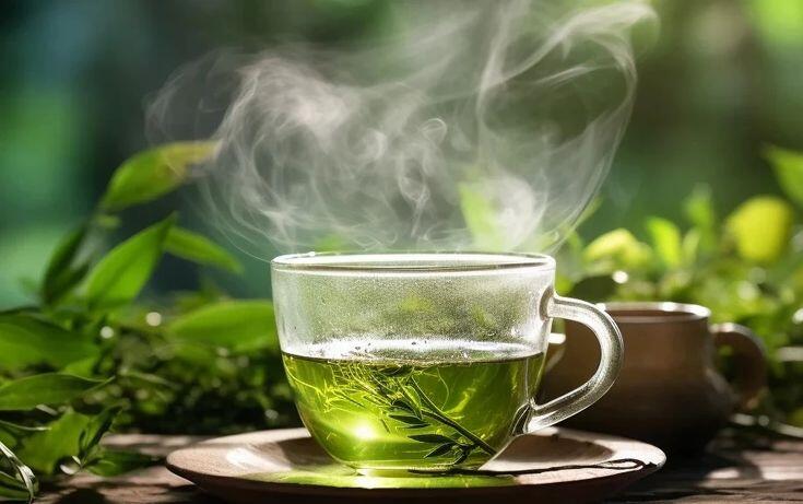 Trà xanh là thức uống quen thuộc trong thực đơn của người muốn giữ dáng.