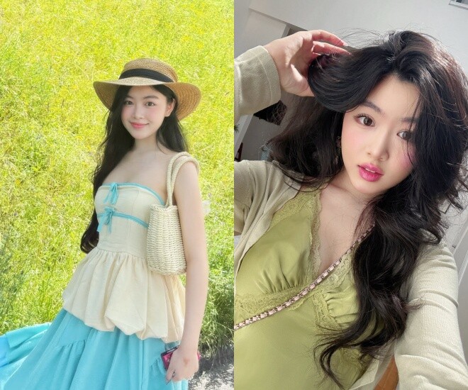 Lọ Lem chuộng những bộ trang phục nữ tính, gợi cảm phù hợp với lứa tuổi.