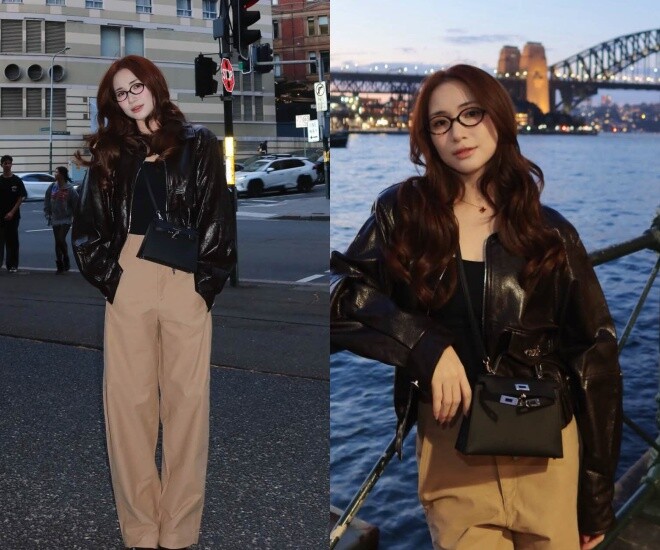 Khoảnh khắc Hòa Minzy vi vu trời Âu nhanh chóng thu hút sự chú ý của người hâm mộ. Bên cạnh diện mạo ngày càng chỉn chu, nữ ca sĩ còn gây chú ý với loạt trang phục du lịch được phối cùng những món phụ kiện hàng hiệu giá trị, cho thấy sự đầu tư ngày càng rõ nét cho phong cách cá nhân.