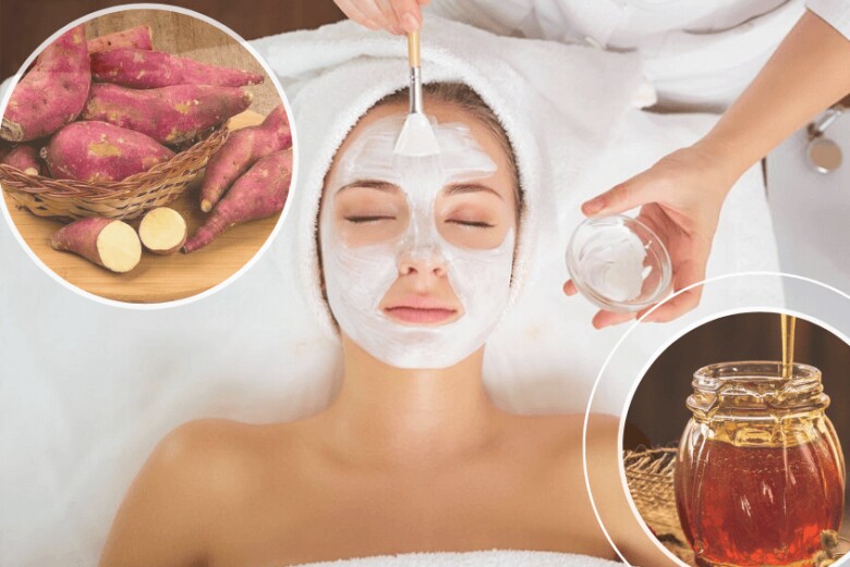 Đắp mặt nạ khoai lang đúng tần suất để tránh gây bí da, mất cân bằng độ ẩm.