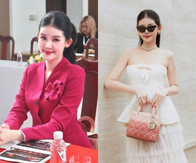 Ngân Anh sở hữu gu thời trang thanh lịch.