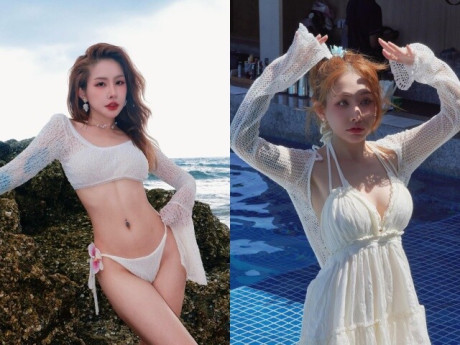 Nữ ca sĩ Vbiz hậu "dao kéo" lột xác khó nhận ra: Diện bikini nóng bỏng, mê đồ kiệm vải khoe body "cháy mắt"