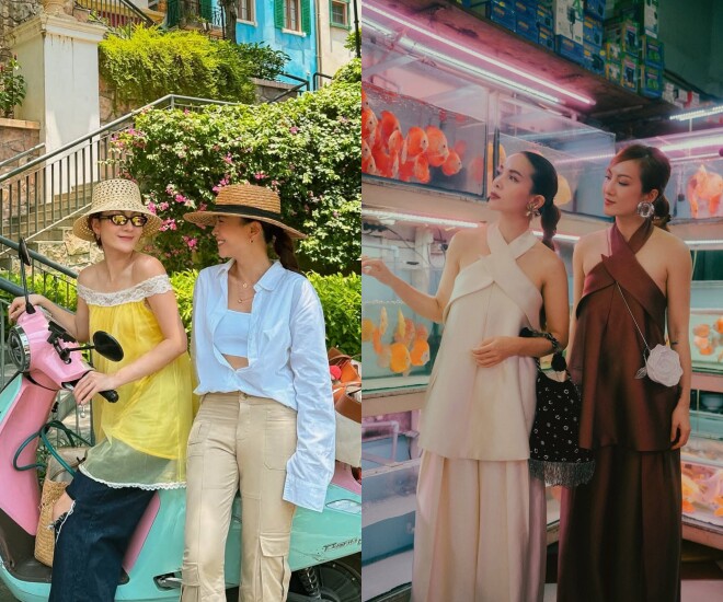 Phong cách thời trang của chị em Yến Trang - Yến Nhi gây chú ý với công chúng.