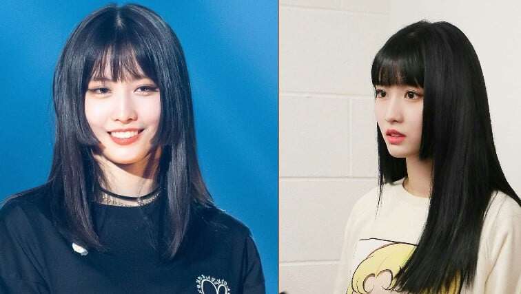 Với kiểu tóc Hime, Momo (Twice) trông càng đáng yêu và nổi bật hơn.