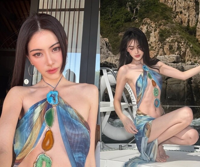 Mỹ nhân amp;#34;đắt giáamp;#34; của làng giải trí xứ chùa Vàng diện bikini đẹp mê mẩn, U35 chăm mặc cut-out hút trọn ánh nhìn - 1