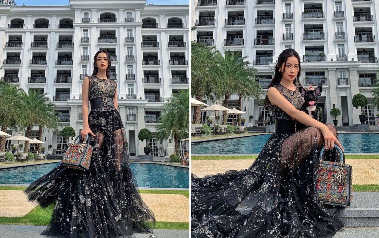 Dior cũng là thương hiệu quen thuộc trong tủ đồ của Chi Pu. Nữ ca sĩ từng sử dụng một mẫu túi Dior có giá niêm yết khoảng 6.800 USD, tương đương hơn 170 triệu đồng ở thời điểm ra mắt.