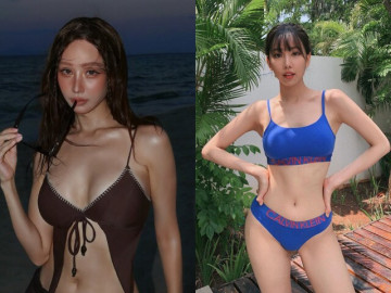 Tiểu thư Hà thành diện bikini khoe dáng ướt át đầy gợi cảm, nhan sắc đẹp không tuổi, body nóng bỏng hút trọn ánh nhìn