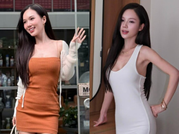 Mỹ nhân VTV diện đồ theo công thức "trên ngắn dưới dài" khéo tôn đường cong, số đo 3 vòng 82-56-87cm
