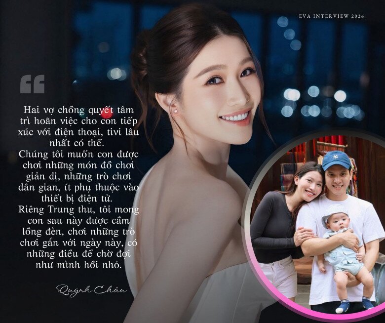 Á hậu Quỳnh Châu đón Trung thu đầu tiên bên con trai: amp;#34;Tôi mong tuổi thơ con được cầm lồng đèn thay vì dùng điện thoạiamp;#34; - 3