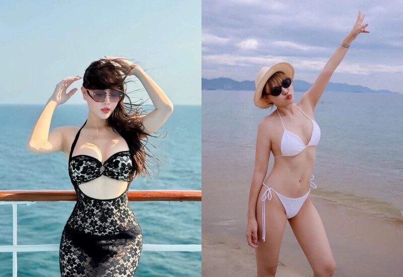 “Tôi là người hiện đại nên thấy mình đẹp thì khoe. Không chỉ riêng tôi mà nhiều nữ nghệ sĩ cũng thích diện bikini. Chẳng có lý do gì mà không lưu lại những hình ảnh đẹp về mình”, Thanh Hương từng chia sẻ.
