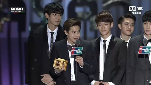 EXO ẵm 4 giải thưởng lớn tại MAMA 2014 - 8