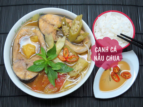 Thực đơn: Vịt om sấu, canh chua cá - 2