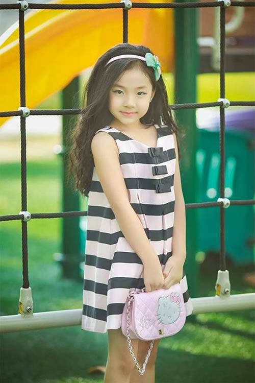 Vẻ đẹp mẫu nhí 7 tuổi được mệnh danh “Tiểu Hồ Ngọc Hà” - 12
