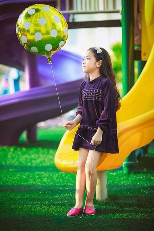 Vẻ đẹp mẫu nhí 7 tuổi được mệnh danh “Tiểu Hồ Ngọc Hà” - 14