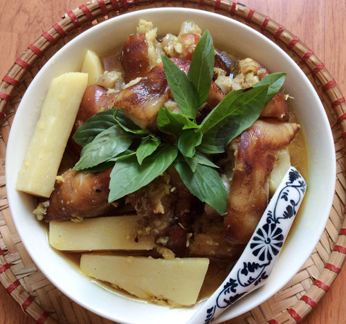 Thịt chân giò nấu giả cầy - 9