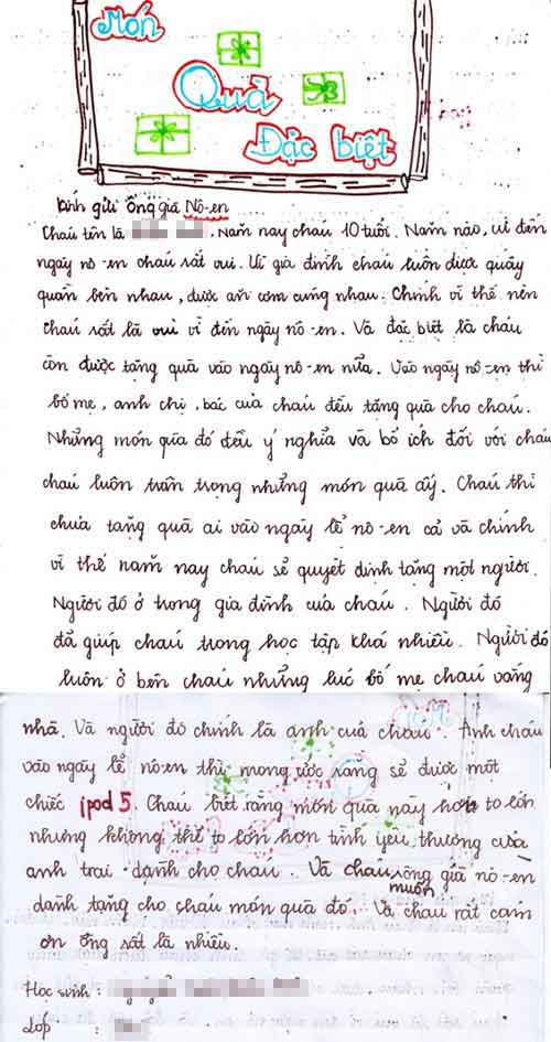 Những điều ước ứa nước mắt của trẻ gửi ông già Noel - 10