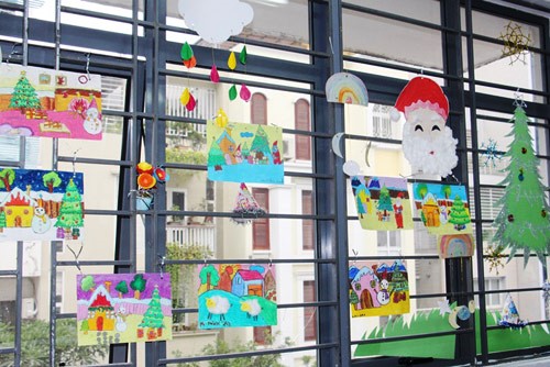 Trường mầm non, tiểu học tưng bừng đón Noel - 15