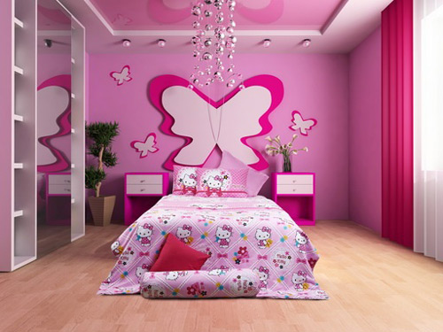 Chăn ga gối dễ thương cho bé gái - 1