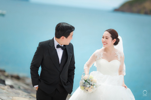 Chú rể bị thương vẫn liều ngâm nước chụp ảnh cưới - 6