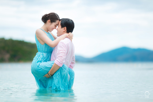 Chú rể bị thương vẫn liều ngâm nước chụp ảnh cưới - 9