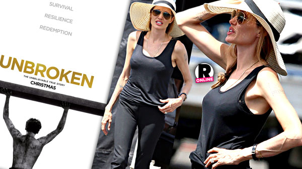 Angelina Jolie gầy trơ xương vì nhịn ăn để làm phim - 1