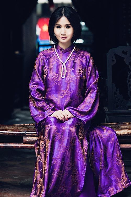 Hoa hậu quý bà cổ điển trong thiết kế áo dài xưa - 1