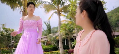 Chồng Nhật Kim Anh mặc váy cầu hôn vợ - 9