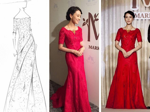 Váy cưới đẹp như mơ của sao Hoa ngữ năm 2014 - 6