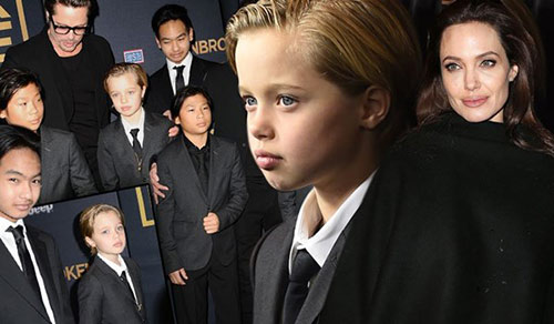 Vẻ nam tính khó tin của con gái Angelina Jolie và Brad Pitt - 5