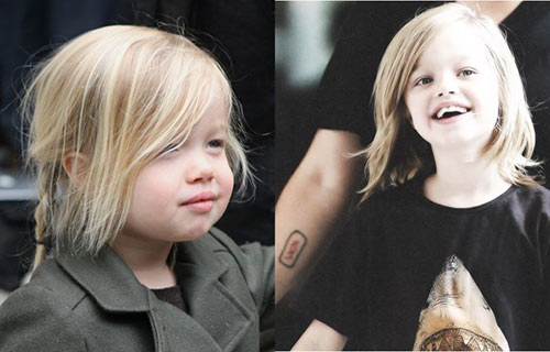 Vẻ nam tính khó tin của con gái Angelina Jolie và Brad Pitt - 3