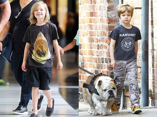 Vẻ nam tính khó tin của con gái Angelina Jolie và Brad Pitt - 6