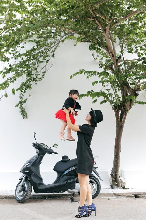 Mẹ con sành điệu trong những bộ đồ tông xuyệt tông - 4