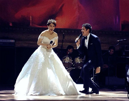 Những phút ấn tượng trong đám cưới Marian Rivera - 6