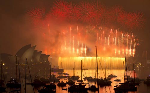 Màn trình diễn pháo hoa tuyệt đẹp ở cầu cảng Sydney - 2