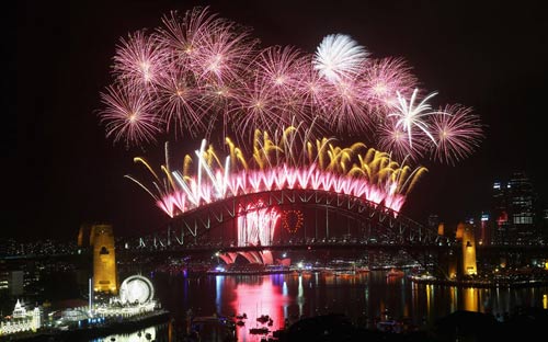 Màn trình diễn pháo hoa tuyệt đẹp ở cầu cảng Sydney - 5